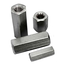 heavy long hex nut hydraulic right and left hand threaded coupling nuts